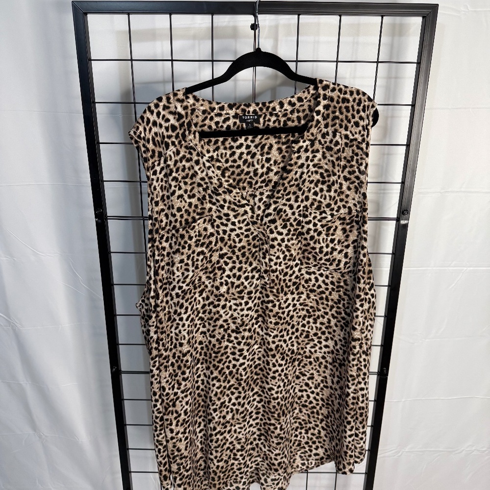 Torrid 6X Harper Leopard Print Tank Top